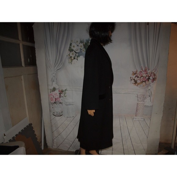 Vintage Karen Petites double breasted 100% wool overcoat L - Picture 8 of 12